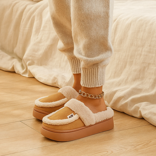 Pillow Sherpa Slippers-Pillow Slides