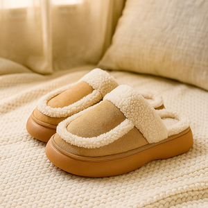 Pillow Sherpa Slippers-Pillow Slides